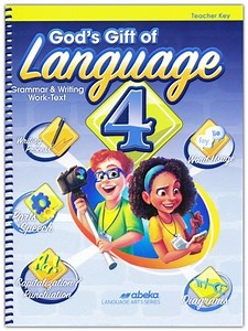 God's Gift of Language 4 Teacher Key, 4th Edition (Grade 4)