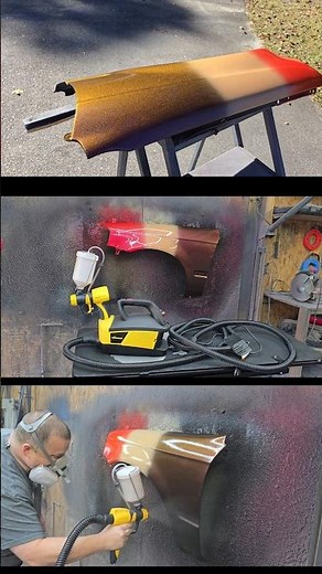 Wagner Gravity Feed Electric Spray Gun Pearl Paint Job How to DIY STEP by step Whitley Auto Works 😎