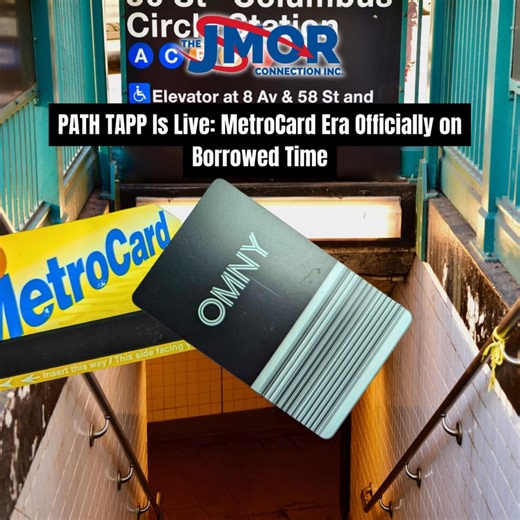 Say goodbye to the MetroCard and SmartLink era—PATH just flipped the switch to TAPP, a reloadable tap-and-go card with new machines, bigger screens, and cash-friendly options at every station. Riders can grab a TAPP card for $5, register it online for an instant $5 travel credit, and use it alongside phones and contactless bank cards as PATH retires the old fare systems by Dec. 31. #TAPPCard #RidePATH #TapAndGo #TransitUpgrade #FareSystemFuture | The JMOR Connection, Inc.