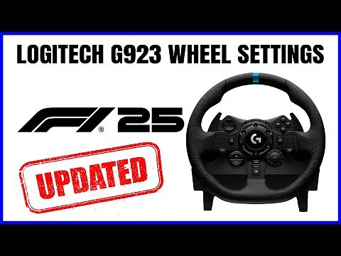 F1 25 Logitech G923 Best Wheel Settings Guide (with TRUEFORCE)