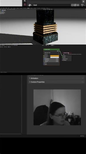 Make gold in #blender