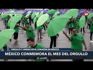 🇲🇽 MEXICO | Pride Month with a multicolored human flag