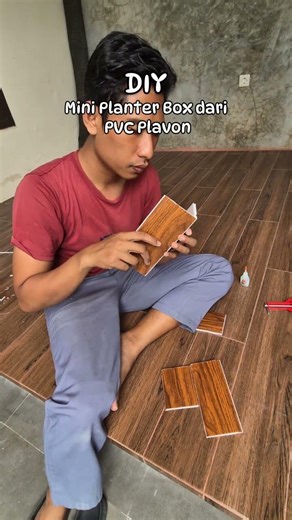 DIY mini planter Box Dari PVC plavon #diy #pvc