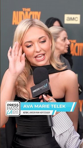 Ava Marie Telek Talks “The Audacity” at AMC Red Carpet Premiere 🎬🔥