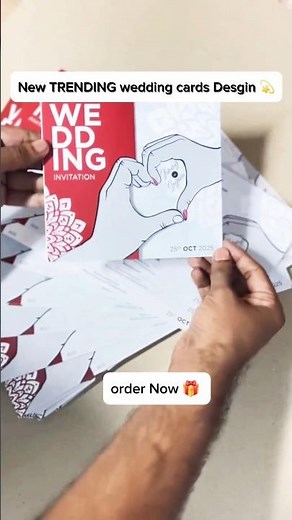 New trending custom cards design ❤️✨️#wedding #album #desgins #incredibleindia #trending #giftideas