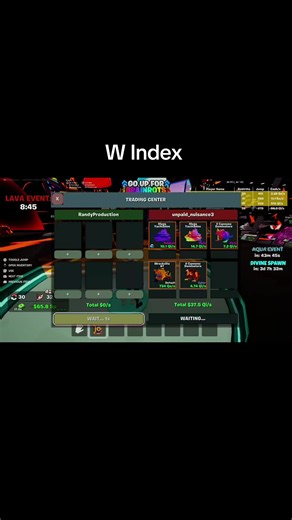 what i call trust thank you to everyone allowing me to index ascendeds I'm missing means the world thank you here's to more trusted indexes if you allow me to index just know I don't have collat and I am sorry about that I'm a noob I don't buy rots and rarely sell I'm just a collector and go after what I like #GoUpForBrainrots #Ascended #Index #fyp #letsgo