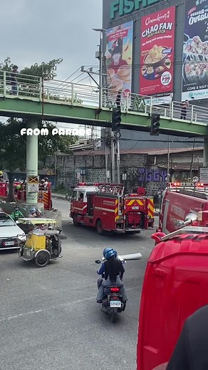 Fire Truck Transitioning from Parade to Emergency Response