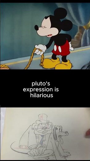 Pluto original animation art drawing - Society Dog Show (1939)