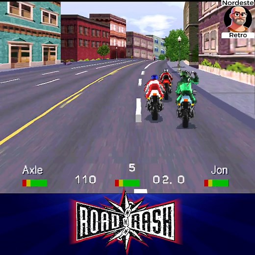 Road Rash - PS1 #roadrash #playstation1 #ps1 | Nordeste Retrô