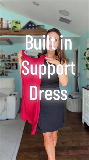 Classy Boat Neck Sundress with Built-In Bra | OGL