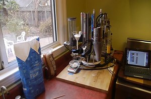 Man builds a computer-controlled machine that makes one cookie at a time.