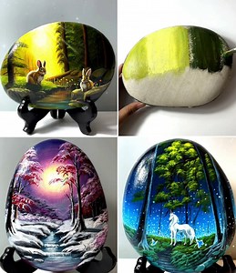 429K views · 14K reactions | Stunning Pebble Painting Art Ideas | Simple Crafts | Facebook