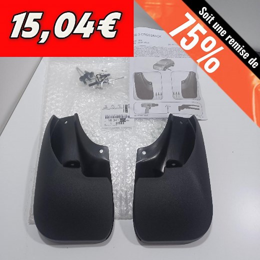 15,04€ les bavettes AV de DS3 Crossback d'origine ! #foryouシ #pourtoi #citroen #ds3 #mecanique #ds3crossback #mecaniqueautomobile https://arrivagesautopieces.com/produit/jeu-de-2-bavettes-avant-ds3-crossback-2018-2022-1634167080-oem | Arrivages Auto Pièces