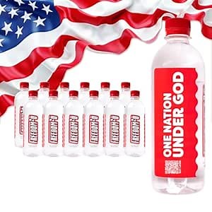 Freedom2o Bottled Water 12 pack 16 oz Bottle Water - Purified Drinking Water Bottles with 5-Point Filtration Process, 100% Recyclable, Sugar-Free and Free of Aftertaste or Flavoring