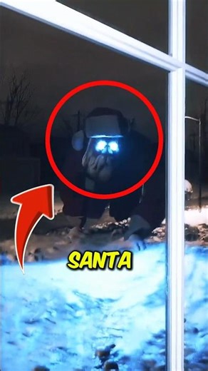 Santa Attack The Window 😱 #shorts