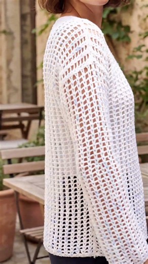 Crochet pullover written pattern #crochet