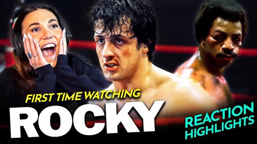 Coby was knocked out by Rocky (1976) movie reaction first time watching