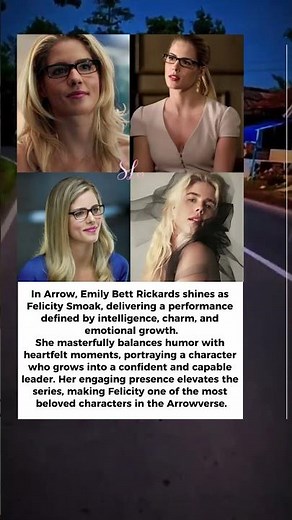 Emily Bett Rickards as Felicity Smoak | Arrow’s Smartest & Most Loved Character 💚