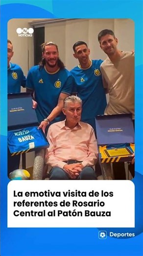 The EMOTIONAL VISIT of the ROSARIO CENTRAL icons to EL PATÓN BAUZA