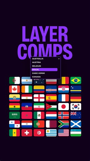 Create with Dean | Sports on Instagram: "Setting up layer comps for smart objects using visibility trigger is simple and effective Made in @photoshop"