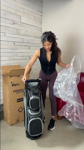 Unboxing RevCore Golf Cart Bag in Navy Blue