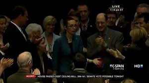 Gabrielle Giffords Returns to House Floor