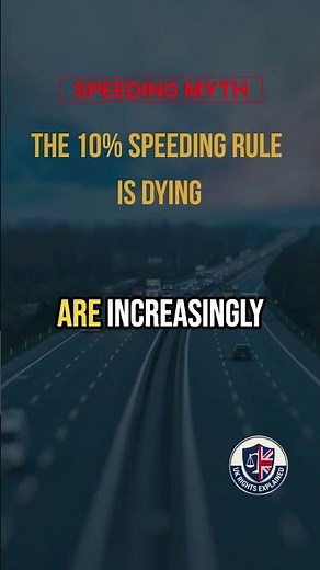 The 10% Speeding Rule is DEAD (2026) 🚔