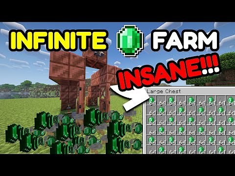 NEW INSANE EMERALD FARM MINECRAFT 1.21.10 - SUPER OP - NO SENSE!!! - TUTORIAL