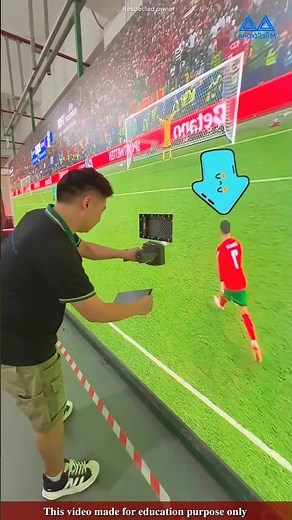 The TV is bad the moment before Ronaldo scores a goal |#shortsvideo