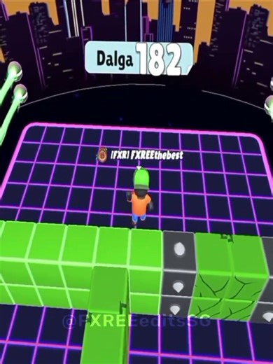 Block Dash Endless ınsane save 500+ wave #stumbleguys #blockdashendless