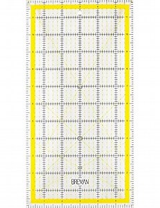 Breman Precision Quilting Rulers – 6x24 Inch Clear Acrylic Rulers for Quilting and Sewing – Laser-Cut Edge, Easy-Read Grid Lines, Angled Markers – Fabric Guide for Left & Right-Handed Users