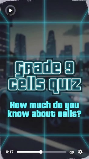 Grade 9 Natural Sciences Cells Quiz Part 1 #mrchi #grade9students #cellstructure #fyp