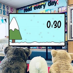 ✨ Classroom management game changer!! ✨ With visual timers, my students can self-regulate during independent activities and are much more responsible with their time during transitions. They can clearly see how much time is left with a simple visual countdown that are not too distracting to get things done. ⁣ Included in the download are nine visual timer videos plus all nine videos embedded into Google Slides. To use on any other slide, simply copy paste!⁣ ⁣ The timers come in 30 seconds to 30 
