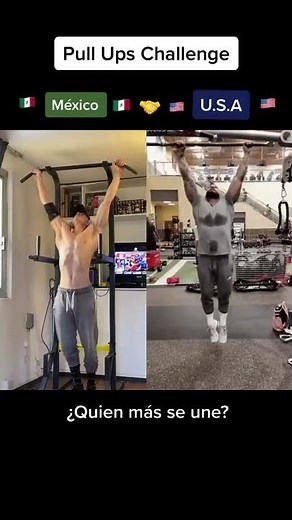 Pull Ups Challenge - México y USA 🇲🇽🇺🇸 // buscando inspirar y fomentar el deporte 💪🏻❤️