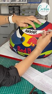 97K views · 1.6K reactions | Pastel Casco Red Bull #ChecoPerez #f1 | Carla Cake Art | Facebook