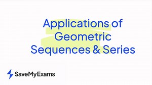Applications of Geometric Sequences & Series