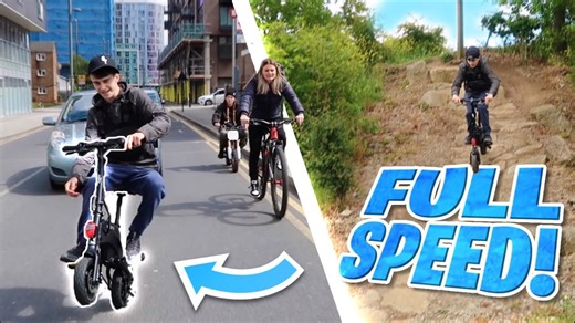 Insane mini bike wheelies on the DYU S2