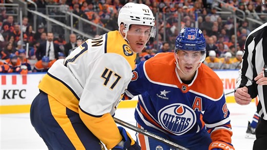 PROJECTED LINEUP: Oilers vs. Predators