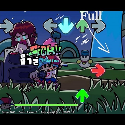 Friday Night Funkin' - VS Kirby (Bf Fall's to DreamLand) (FNF Mod) #Shorts#vsKirby#fnfmods#dreamland