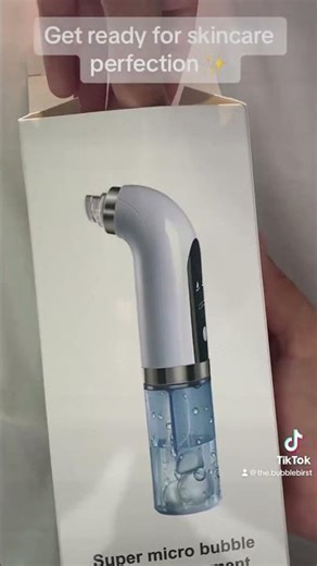 Porodo Deep Facial Blackhead Remover: Microbubble Water Spray, 6 Heads, Adjustable Suction. $18.77