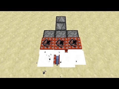 TNT Scatter Machine Gun in 20sec -- Minecraft Tutorial
