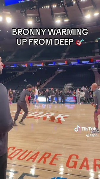 Bronny James Highlights at Madison Square Garden