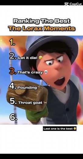 Top 5 of the Lorax meme￼￼￼￼
