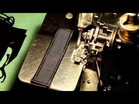 Merrow A-3DW Emblem/Patch Edge Sewing Machine Demo