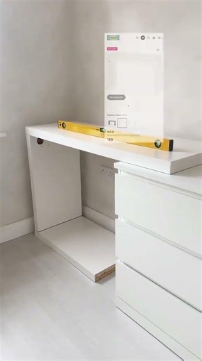 Dressing table MALM ikea hack 🤍💫 #ikeahack #ikea…
