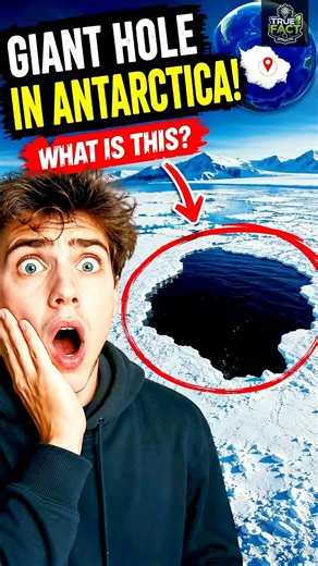 Scientists Found a Giant Black Hole in Antarctica! 😱 #facts #sea #dailyfacts