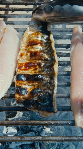 Grilled Mackerel Burger