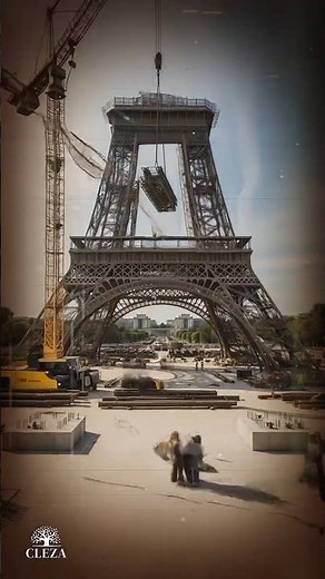 How the Eiffel Tower Was REALLY Built Timelapse