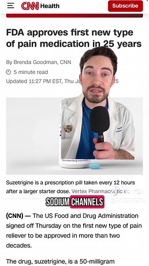 Everything you need to know about the newest pain medication Journavx #pain #painmanagement #pharmacy #pharmacist #journavx #suzetrigine #millennialrx