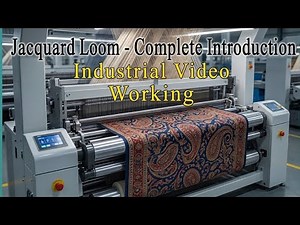 Jacquard Loom Explained 🏭 | How Modern Jacquard Looms Weave Intricate Designs ✨
